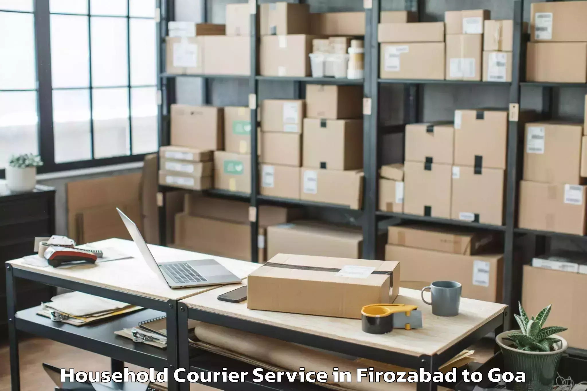 Comprehensive Firozabad to Kankon Household Courier